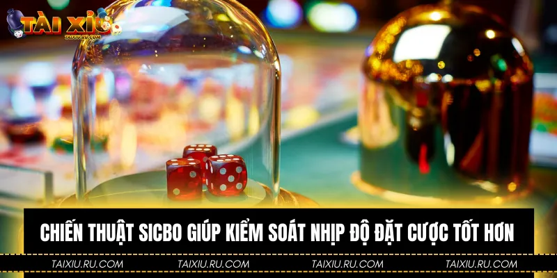 Chiến thuật Sicbo giúp kiểm soát nhịp độ đặt cược tốt hơn